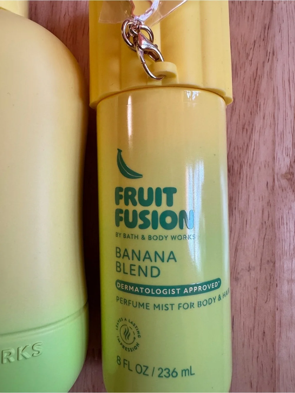 Bath & Body Works 5Piece Fruit Fusion Banana Blend Body Set- Yellow